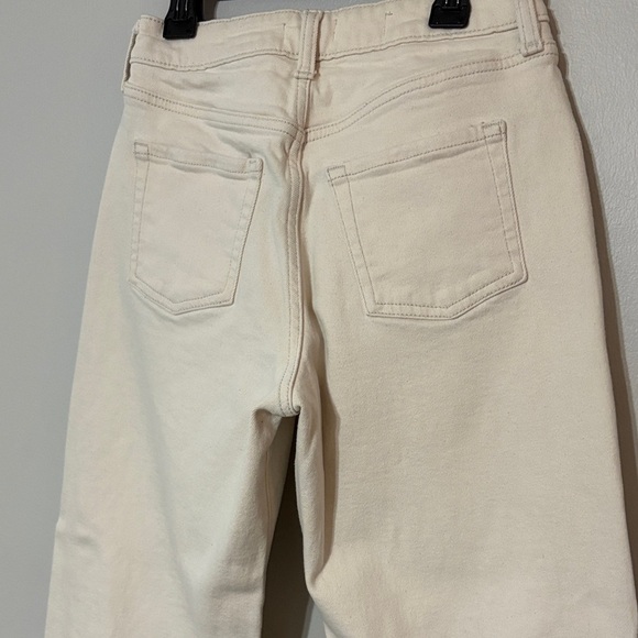 Wild Fable Beige Distressed Straight Leg Jeans - Picture 9 of 12